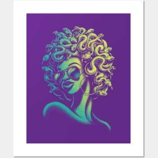 Funky Medusa Posters and Art